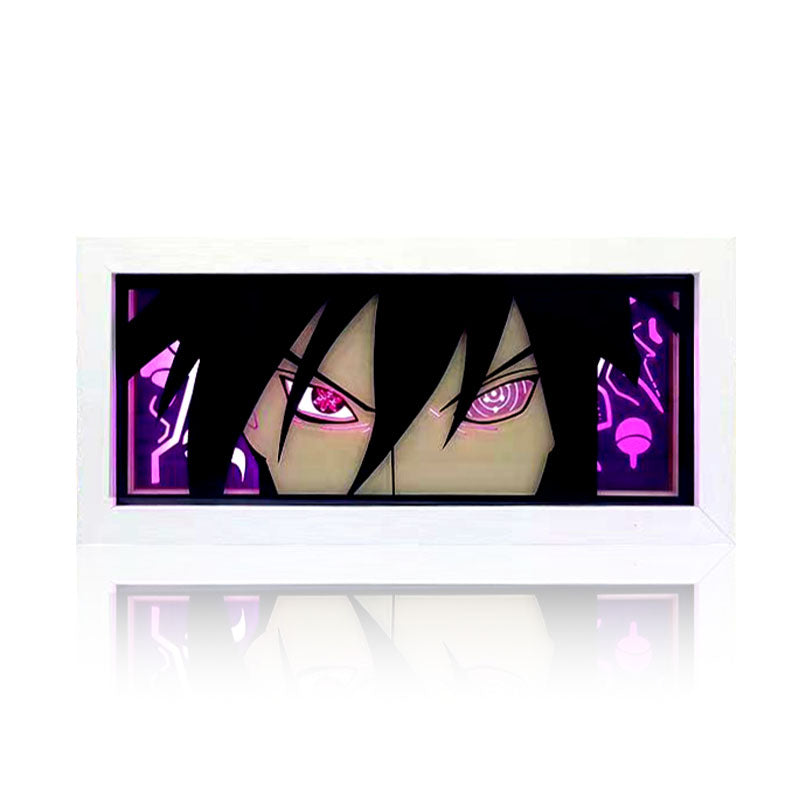 Sasuke/Kakashi/Obito/Itachi 3D Paper Sculpture Night Light - Light up the world of anime!