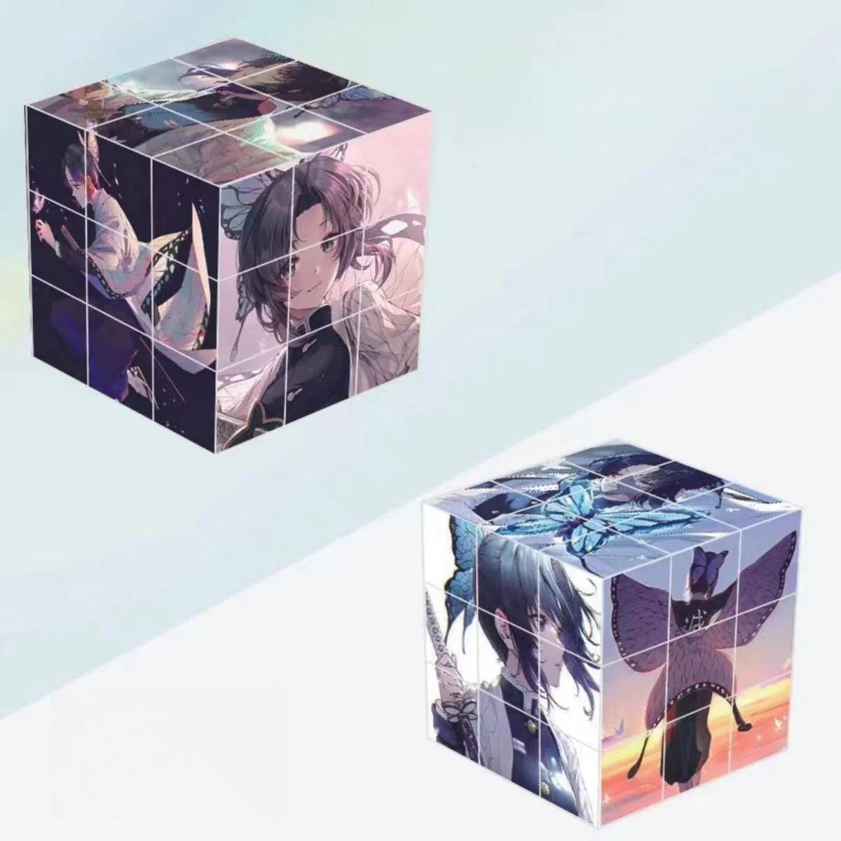 Tanjiro series puzzle cube can be used to decorate the table while exercising the hands-on ability.