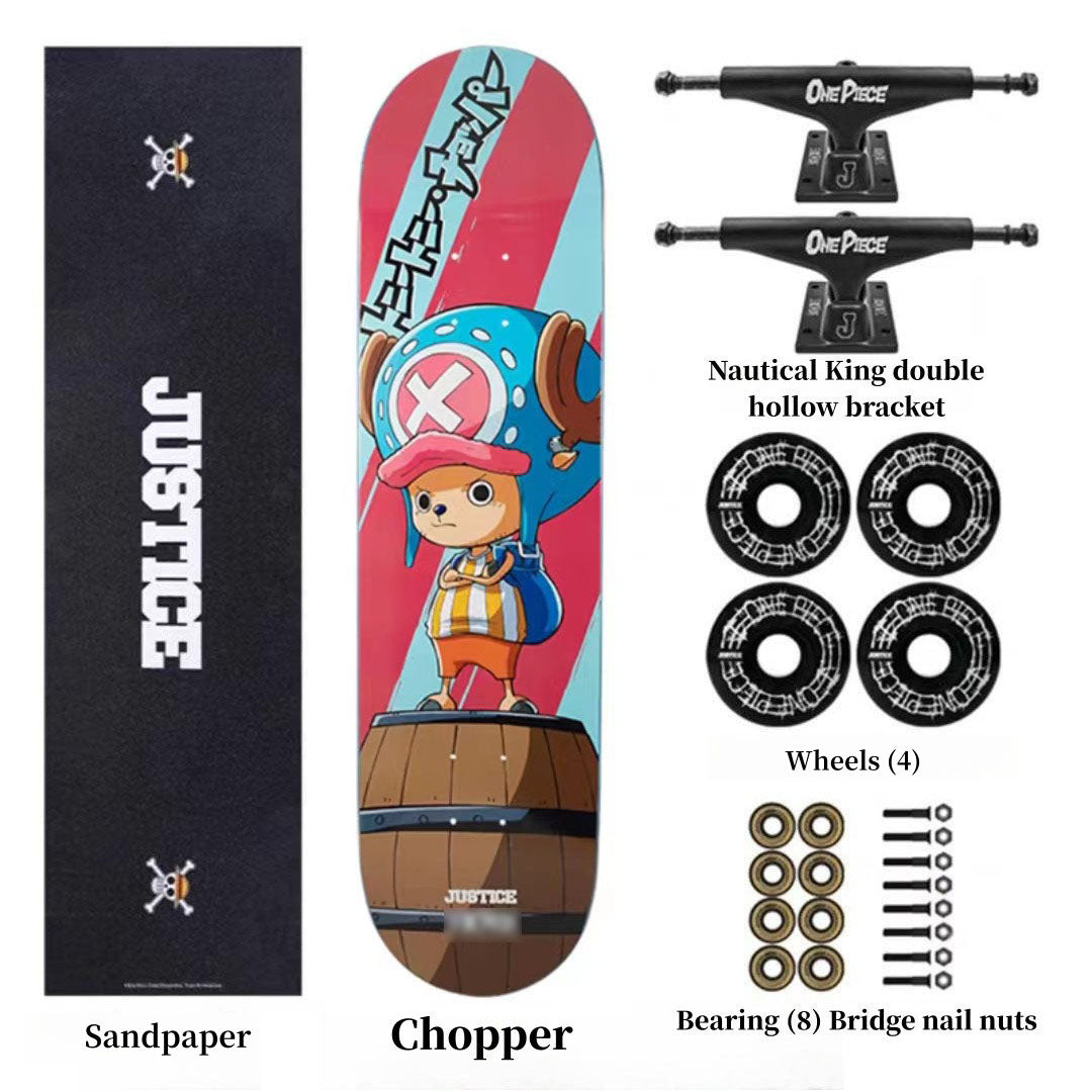 Luffy/Zoro Professional Fine Pattern Skateboard(Size:80CM×20CM)