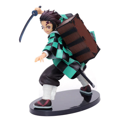 Kamado Tanjirou Figure combat posture 1:1 decorative model hand toy ornaments