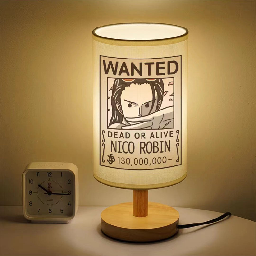 Luffy/Zoro small table lamp led lamp Student eye protection warm lamp