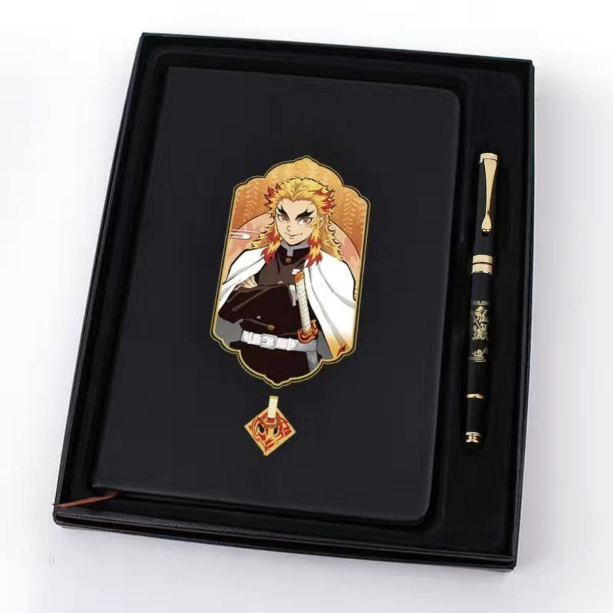 Tanjirou/Nezuko notebook and pen stationery set for smooth writing and exquisite notebooks