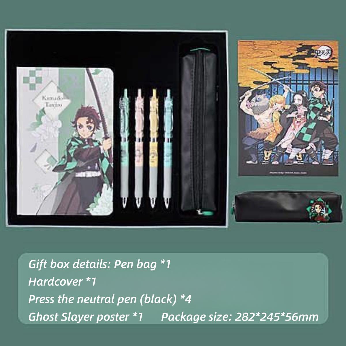 Tanjirou/Nezuko Stationery Set Gift Pack Pen Press Neutral Pen Book