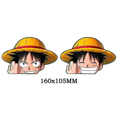 Luffy/Zoro/Nami 3D gradient stickers