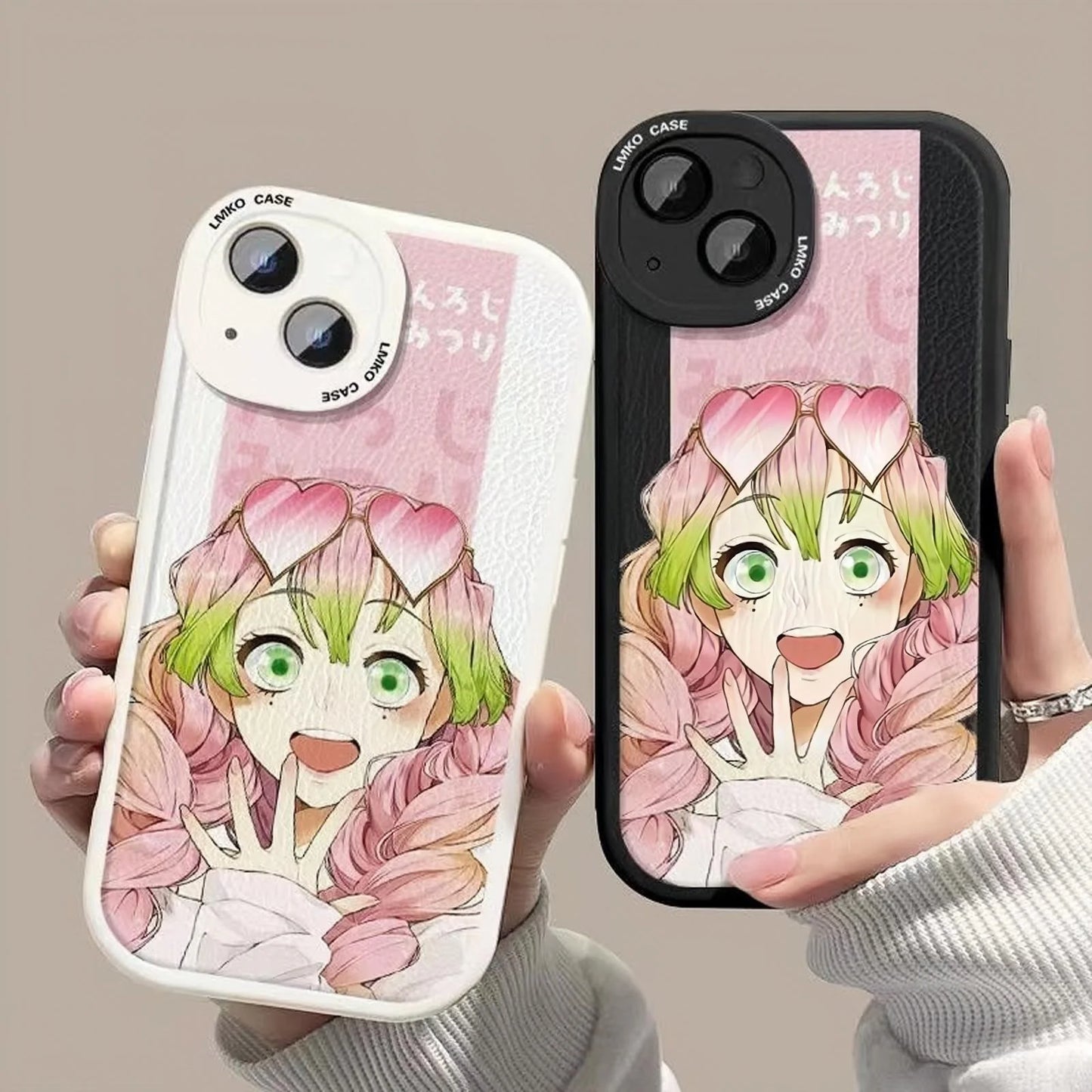 Kanroji Mitsuri super cute Apple silicone crash-resistant phone case