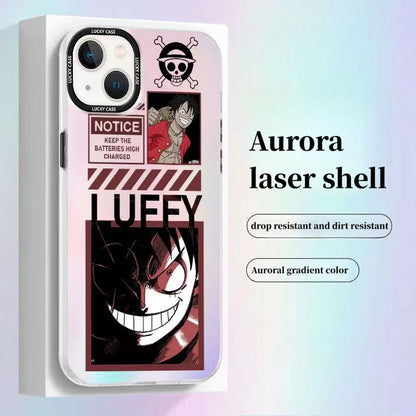 Luffy/Zoro/Shanks iPhone silicone crash-resistant phone case