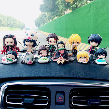 Kamado Tanjirou characters sitting position sleeping position standing position car model ornaments