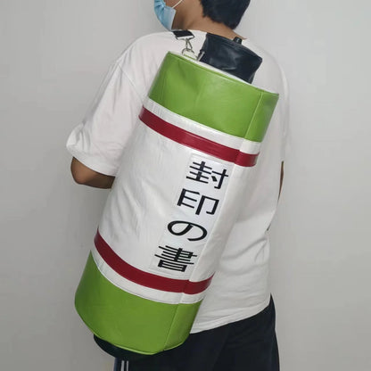 Iruka scroll The book seal large body bag boys large bag waterproof body bag