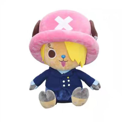 Luffy/Chopper/Ace/Sabo modelling lovely cartoon plush dolls toys