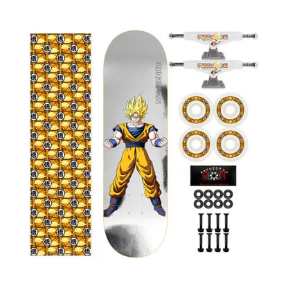 Goku/Vegeta Professional Fine Pattern Skateboard(Size:80CM×20CM)