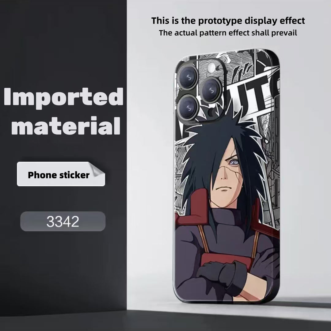 Sasuke/Kakashi/Itachi/Obito theme iPhone Phone back film sticker - a must-have for cool personality