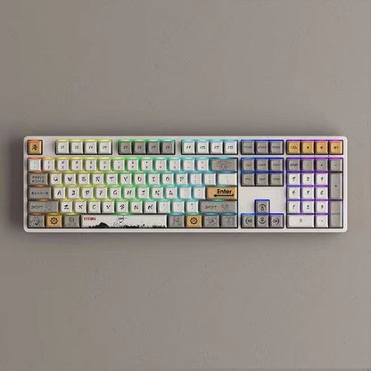 Luffy tri-mode connection RGB backlit mechanical keyboard