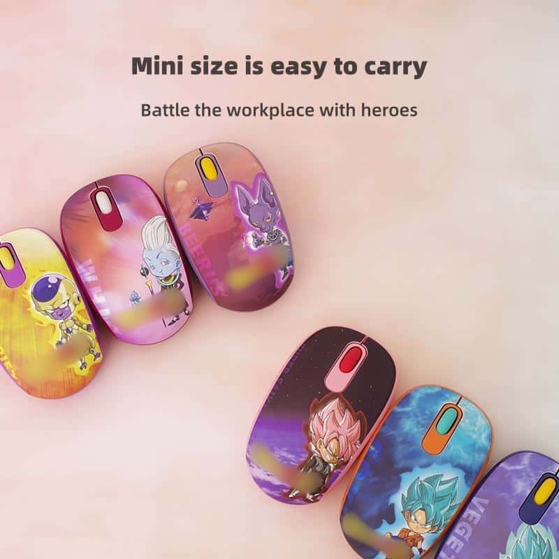 Son Goku/Frieza/Whis/Beerus 2.4G wireless mouse for office games