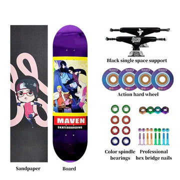 Boruto/Sarada Skateboard Professional skateboard Exquisite pattern skateboard