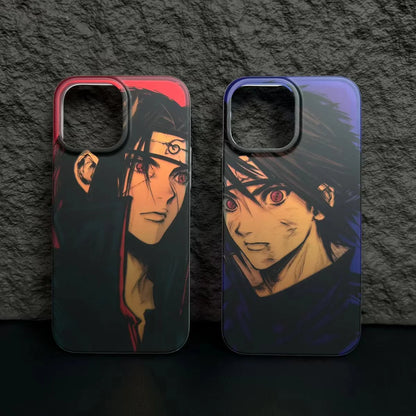 Sasuke/ itachi Apple refined trend silicone anti-collision phone case