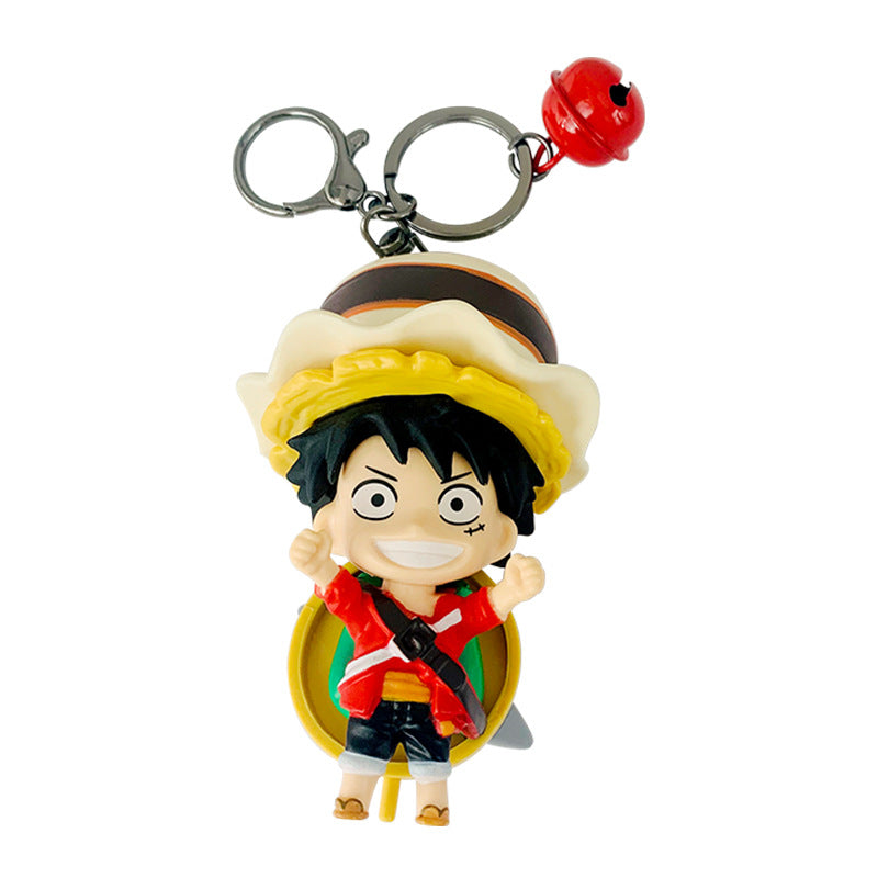 Luffy/Zoro/Nami/Sanji/Law/Sabo cute cartoon character key chain