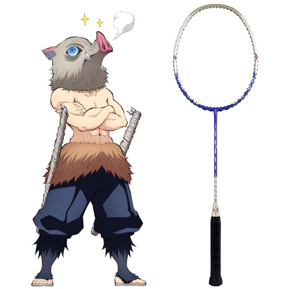 Tanjirou/Nezuko/Zenitsu/Inosuke theme badminton racket - activate blood sports tour