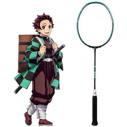 Tanjirou/Nezuko/Zenitsu/Inosuke theme badminton racket - activate blood sports tour